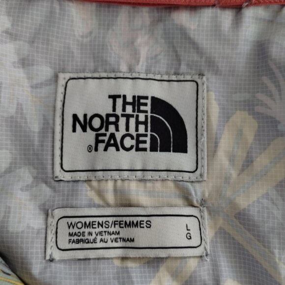 North Face Fanorak Hooded Jacket Woodland Floral Large Pockets Travel Casual - Picture 6 of 11